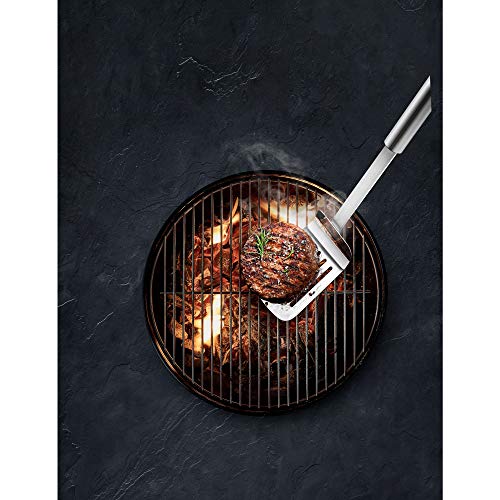 WMF BBQ Wender lang 44 x 10 cm, Grillwender mit extra lange Griff, großer Auflagefläche - für Burgerpatties, Steak, Gemüse, spülmaschinengeeignet