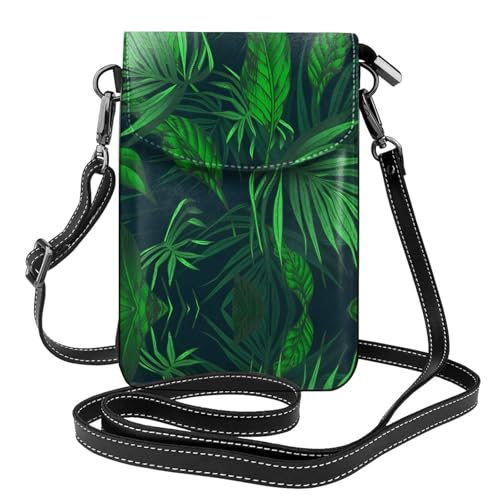 Sac à bandoulière imprimé plante tropicale idéal pour vos voyages