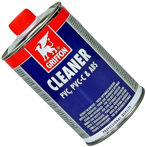 Professioneller Reiniger Cleaner Entfetter für Klebefitting 125 ml Dose Reinigungsmittel für PVC ABS Kunststoff Rohre und Anschlüsse Pinsel und Werkzeug universell