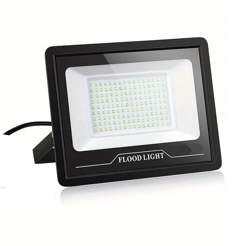 100W Solar LED Work Light Outdoor, 7000 Lumens Rechargeable Flood Light, 5000mAh Battery, 4 Lighting Modes, IP66 Waterproof Portable Light for Garden, Garage & Emergency (100w LED Light)-image-42