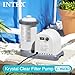 INTEX C1500 Krystal Clear Cartridge Filter Pump for Above Ground Pools: 1500 GPH Pump Flow Rate – Improved Circulation and Filtration – Easy Installation – Improved Water Clarity – Easy-to-Clean