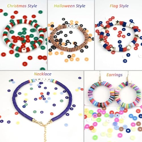 Image of DARK MAGISTER Kids Bracelet Making Kit with Colorful Beads, Rubber Bands, Charms and Tools - DIY Jewelry Craft Box for Children (Beads Set with Smiley Cubes)
