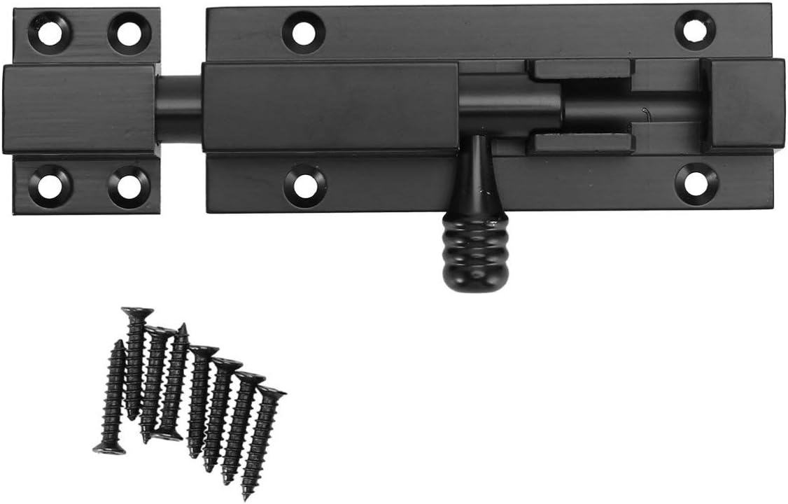 UKCOCO Slide Door Bolt Latch, Security Gate Barrel Bolt