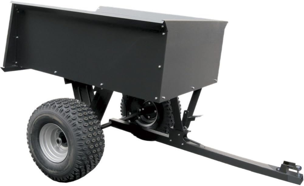 Tip-up trailer - Steel - Quad ATV with hitch - 680 kg