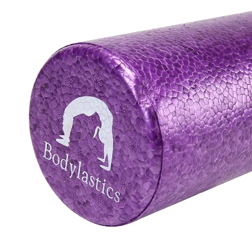 Image of Bodylastics Foam Roller (30x10cms) for Exercise, Back Pain, Deep Tissue Massage, Relief from Sore Muscles Pain, Pre & Post Exercise Fitness Workout Sessions