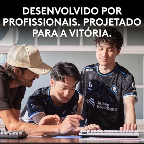 Teclado Gamer Com Fio Logitech G PRO X TKL RAPID com layout US, Switches Magnético- analógicos, Modo Rapid Trigger, Acionamento Ajustável, e RGB LIGHTSYNC - Preto - Imagem 9