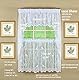 Today’s Curtain, Songbird Halbdurchsichtige Spitze, 91,4 cm, Weiß, 142,2 x 91,4 cm (B x L)