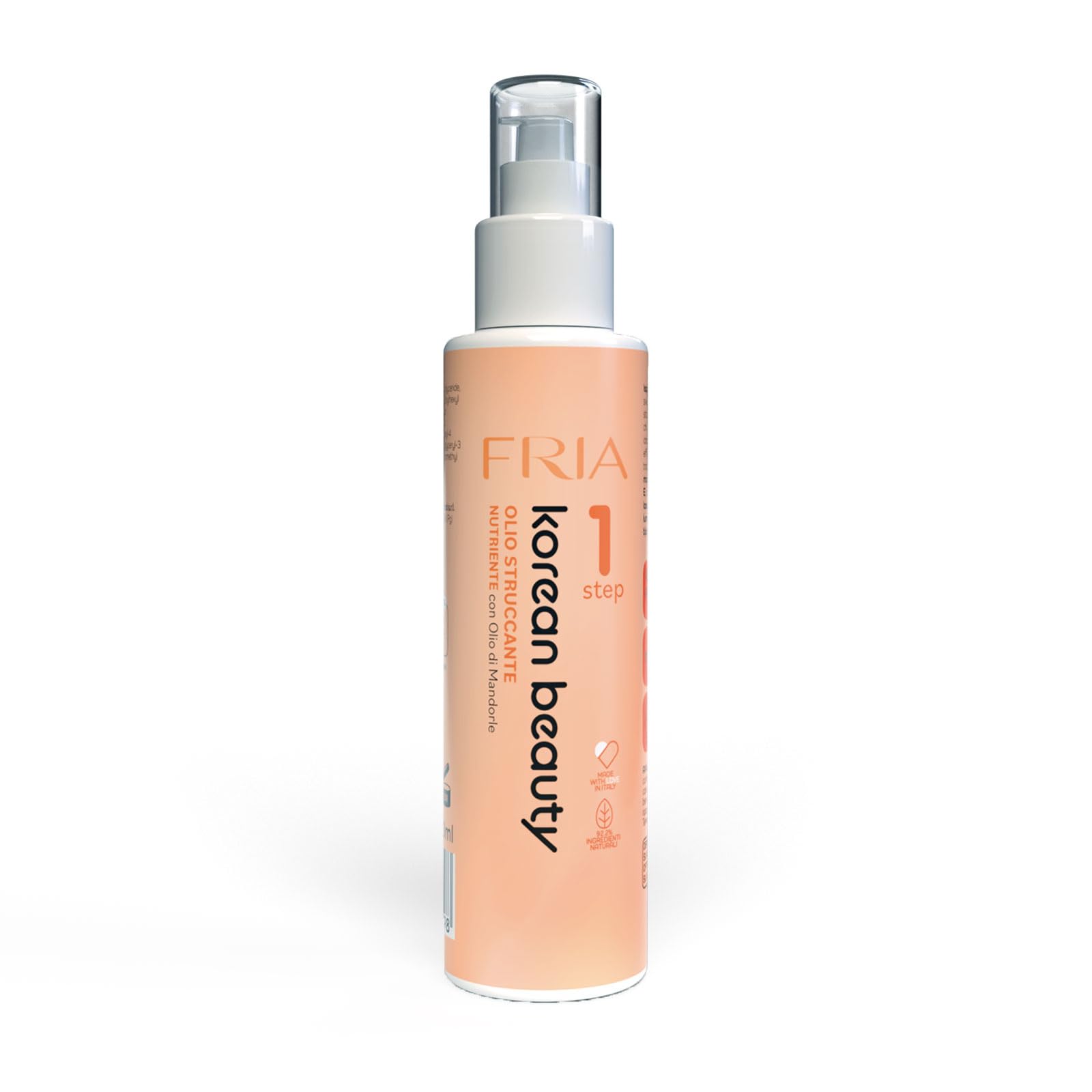 Fria Korean Beauty Olio Struccante, Rimuove il Trucco Waterproof, Testato su Occhi e Pelli Sensibili, Delicato su Occhi e Ciglia, Confezione da 90ml
