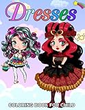 cute dresses for teenager  Dresses Chibi Girls Coloring Book: 50+ Kawaii and Tiny Girls Coloring Pages for Adults, Teens & Kids  Cute and Funny Coloring Gifts Series