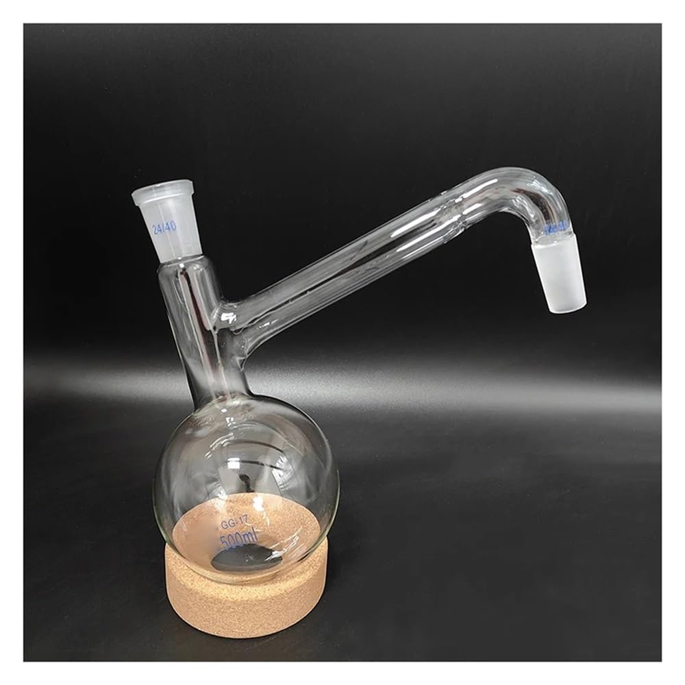 Distillatore in vetro, pallone a fondo tondo, capacità 500 ml/1000 ml/2000 ml, femmina 24/40, maschio Attrezzature da laboratorio