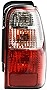 Evan-Fischer Tail Light Assembly Compatible with 2001-2002 Toyota 4Runner Passenger Side