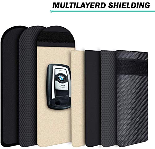 Faraday - Set di 2 custodie per chiavi dell'auto