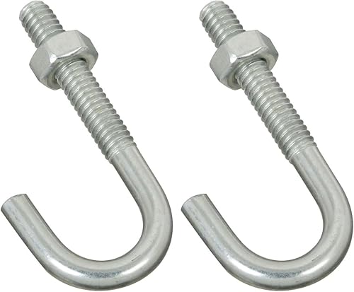 National Hardware N232-884 2195BC J Tornillo en Zinc Plateado (Paquete de 2)