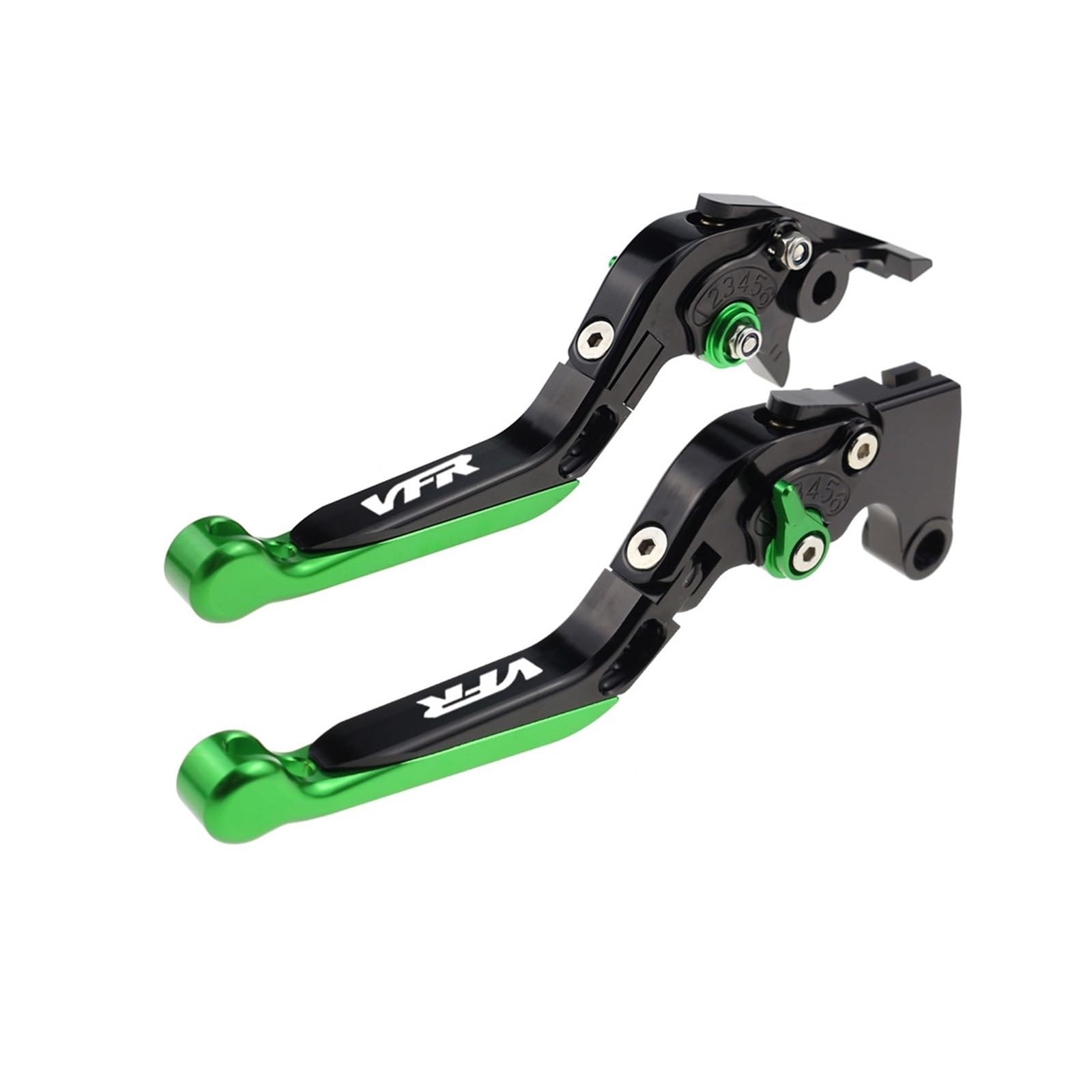 Yxbswbjd 10 Aluminum Alloy Folding Brake Lever For Vfr750/800 Motorcycle Folding Extendable Brake Clutch Levers Set(10)