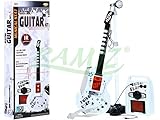 El juego incluye: -Guitarra con correa, micrófono, soporte para micrófono, amplificador con conector MP3, cable -MP3