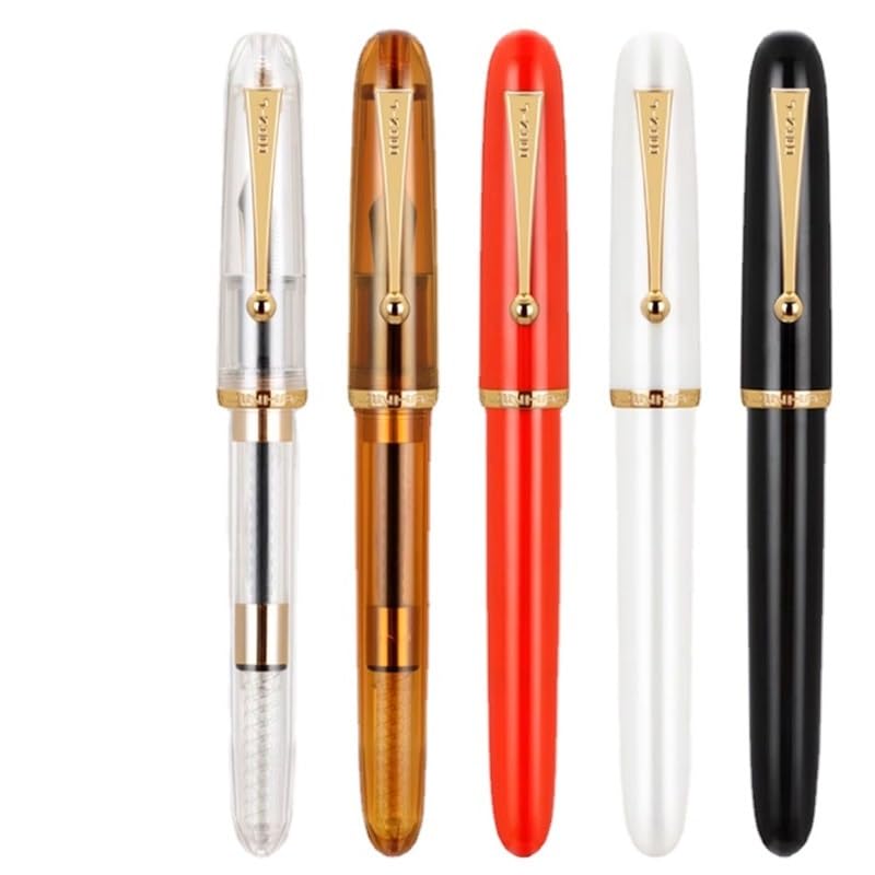Stylo-plume en acrylique transparent de haute précision pour écriture pure