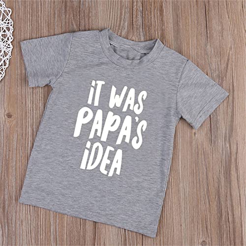 Toddler Boys Girls Short Sleeve Shirts Cotton Letters Print Day‘s Funny T Shirt Tops Casual Crew Neck Tee Clothes2