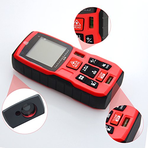 Qyuhe misuratore di distanza laser metro, rosso