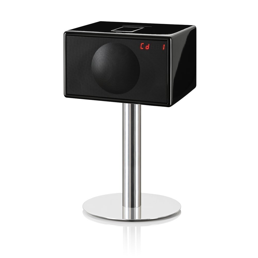 Geneva Model L schwarz mit integrierter iPod Dockingstation