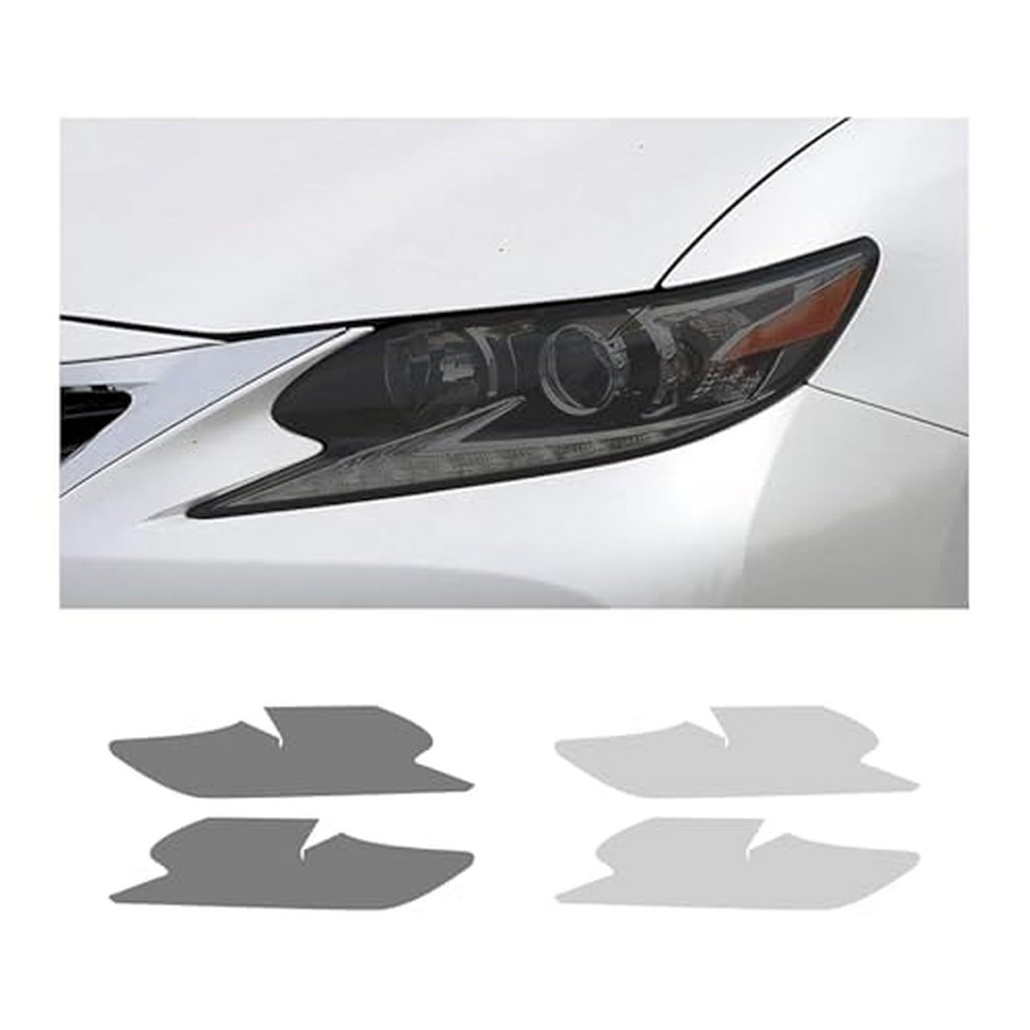 Film protection phares voiture Lexus ES 2015-2018 autocollant TPU noir