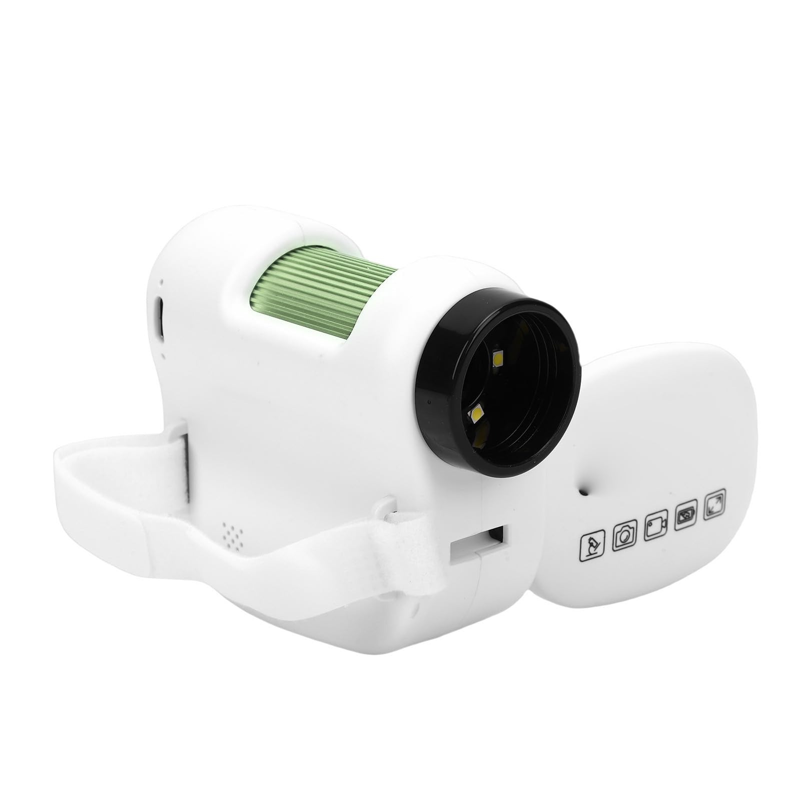 Microscopio de Mano para Niños 100-1600X Diseño Portátil (Verde y