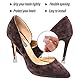 Sibba Absatzschoner Sohle für Schuhe Gummiüberzüge Kissen Körbchen Reparaturset Bodenabsätze Clip Schnellbefestigung Stiefel-Ersatzkappe Hochzeiten Outdoor 4 Größen XS, S, M, L (8 Paare mehrfarbig)