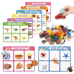 Montessori Toys for 1 2 3 4 Year Old Boys Girls Toddlers Preschool Learning Activities, Animals Dinosaur Vehicles Foods Balls Sea Sorting Toys Set Educational Toys STEM Sensory Toys Gifts for Kids