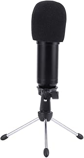 pacote de microfone condensador, plug and play microfone condensador vocal microfone de gravação condensador de metal para voice over