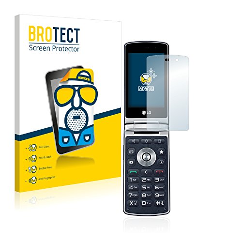BROTECT Protector Pantalla Anti-Reflejos para LG Wine Smart H410 (2 Unidades) Película Mate Anti-Huellas