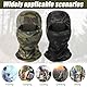 Motorrad Sturmhaube - Hochwertige Balaclava 2 Loch - Praktisch und Strapazierfähig, Perfekt für Outdoor-Aktivitäten - Camouflage-Set in Schwarz und Grün