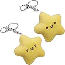 Graziosi Portachiavi, Portachiavi Peluche, Bambole a Forma di Stella, Ciondoli per Zaini, Bambole, Ciondoli in Peluche a Forma di Piccola Stella