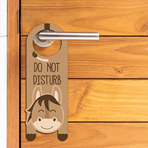 Image of CVANU Do Not Disturb Wooden Door Sign Hanger Size(24cm x 8.5cm) cv72
