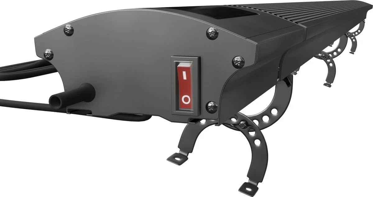 Riscaldatore per Terrazza a infrarossi - Riscaldatore Elettrico per Terrazza Sospeso, Caleo, WiFi, con Telecomando… (3000Watt: 184 × 15 × 6.5 cm)