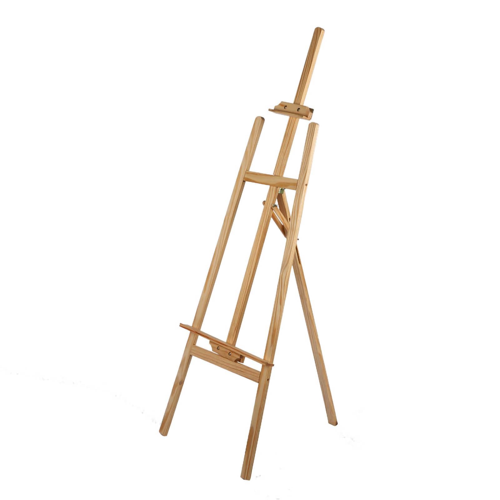 Caballete de Pintura de Madera, Capacidad de Carga Fuerte, Retráctil, Plegable para Artistas, Madera Duradera, 150cm, 70cm, 105cm (150cm)