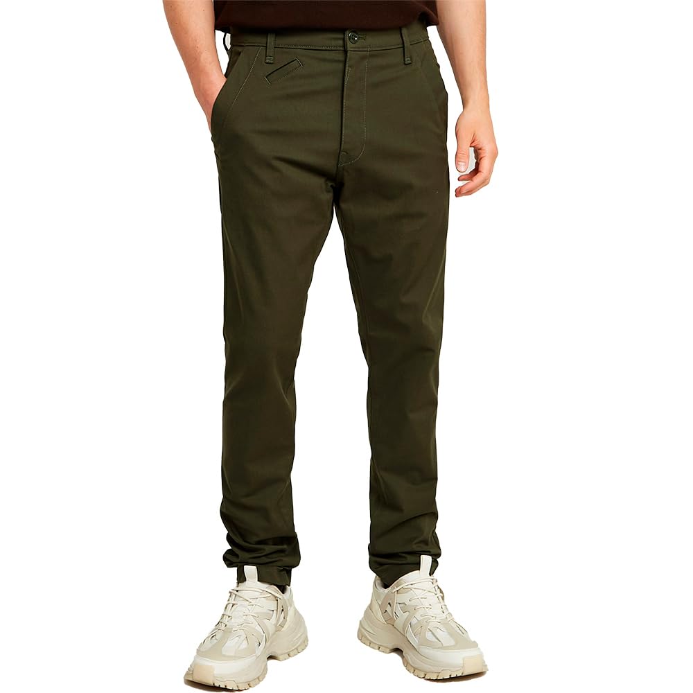 G-Star Men's Multicolour (Shadow Olive/Asfalt Hb D26336-D919-H048) Bronson 3.0 Slim Chino, 38W / 36L