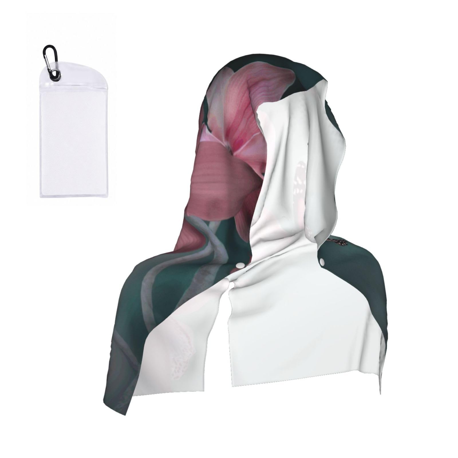 ZYJHYY Orchid Flower Butterfly Soft Fresh Spring Print Unisex Swimming Towel Practical Camping Towel Skin-Friendly Cooling Towel For Workout Training