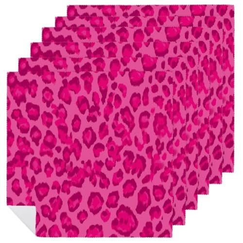 Servilletas de Tela Cuadradas Pack 6 Floral Blanco miniatura 1