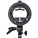 Produktbild Godox S-Typ Bracket Halter mit Bowens Mount für Speedlite Flash Snoot Softbox Honeycomb Beauty Dish Reflektor + NAMVO Diffusor