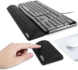 Aelfox Keyboard Wrist Rest & Mouse Pad Wrist Support, Ergonomic Wrist Pads