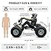 Zyliathor Adults & Kids Electric Off-Road Go Kart, 12-Mile Range, Brushless Peak 4000W, 31MPH, 3 Speed + Reverse, Shaft Drive Diff, AT19x7-8 Tires, Backyard/Private Trails, Beach/Sand（Red）