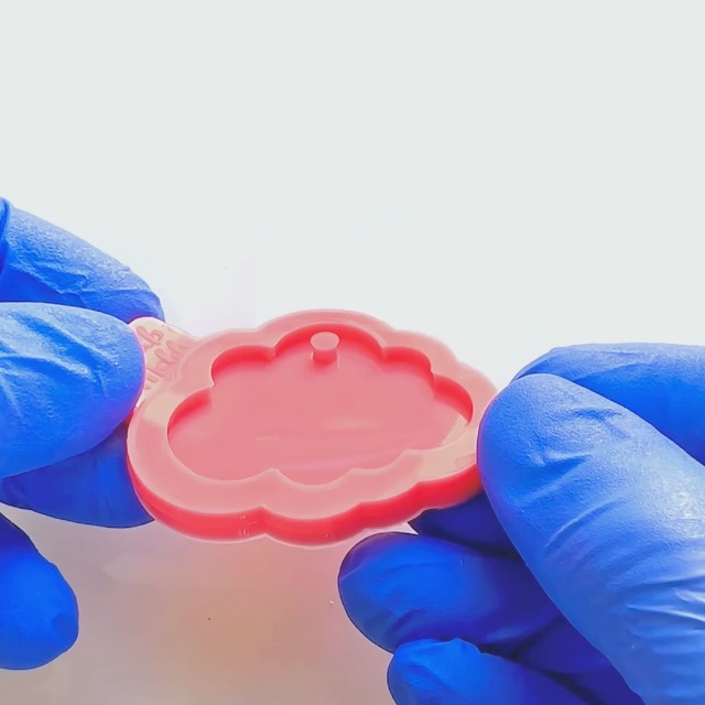 Moule Silicone Arc-en-ciel Nuages MelbMolds - Pour Résine époxy, Création Cadeaux Baby Shower