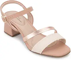SANDÁLIA FEMININA MODARE 7172.101 ORTOPÉDICA SALTO BLOCO 6CM Cor:Creme/Nude;Tamanho:37