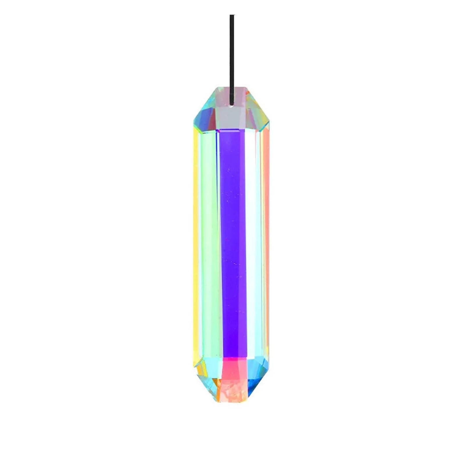 Crystal Suncatcher Wind Chimes 5pcs Colorful Crystal Glass Prism Ball Suncatcher Rainbow Prisms Window Chandelier Hanging Pendant(12CM)