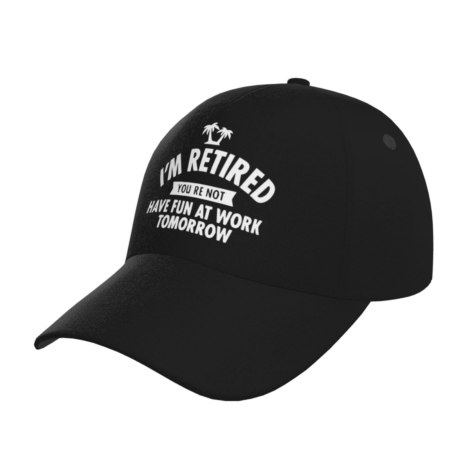 FJQWKLF I'm Retired Funny Retirement Baseball Cap Leisure Truck Driver Hat