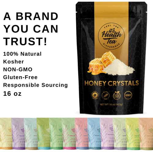 Cristales de miel granulada 16 oz 100% natural miniatura 5