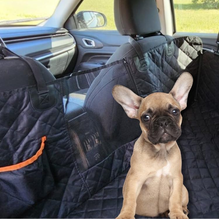 ☻犬用カーシートカバー 後部座席用 - 防水犬用ハーフハンモック 車用 傷防止 Amazon.co.jp: njnj 犬用カーシートカバー 後部座席用 - 防水犬
