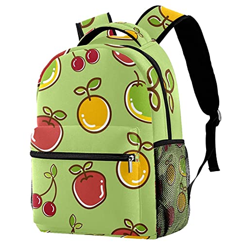 Sac à dos de voyage jaune citron et mangue pour filles et garçons