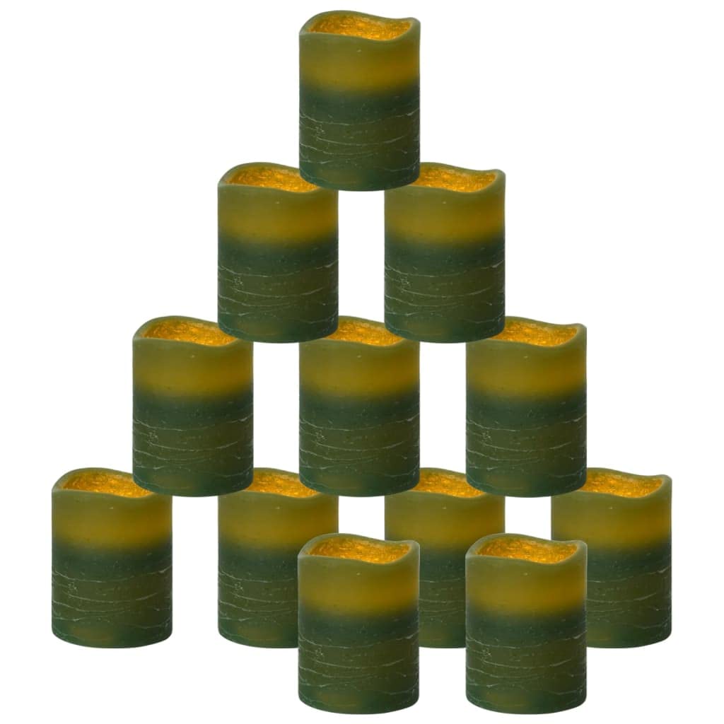 24 candele a LED con telecomando, bianco caldo, candele a colonna in vera cera, senza fiamma, dimmerabili, con timer, funzionamento a batteria, per soggiorno, giardino, matrimonio, decorazione