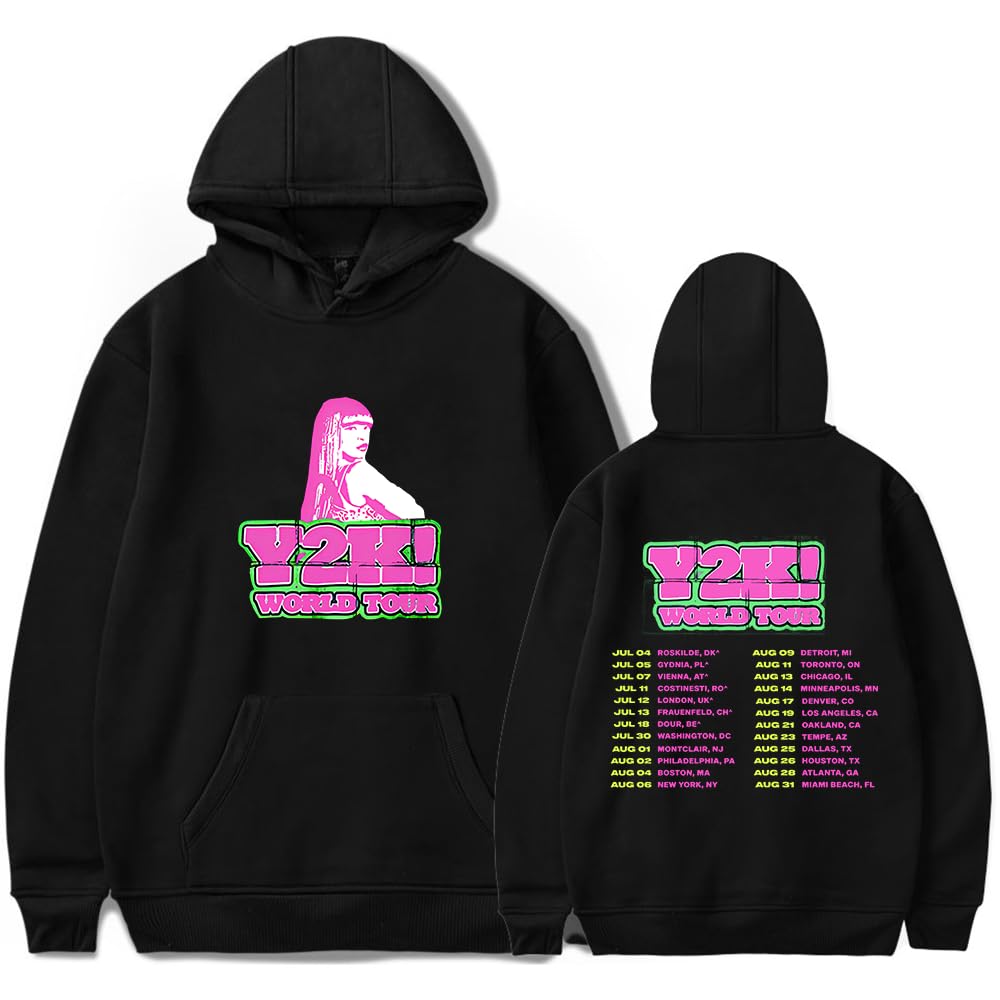 SKALSDVXC Ice Spice Merch Y2K World Tour Hoodie Men/Women Long Sleeve Hip Hop Style Pullover Sweatshirt