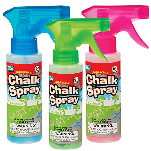 Sidewalk Chalk Spray Set of Three Colors